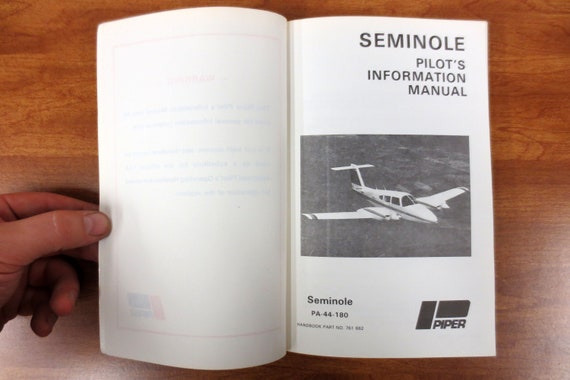 Piper Seminole Performance Charts