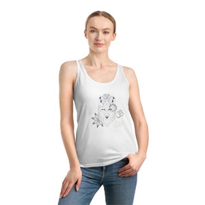 Women&#39;s Organic Wolf Blossom Dreamer Tank Top