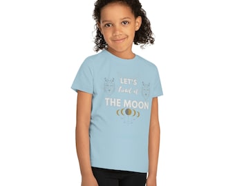Kids' Organic Wolf Howl At The Moon T-Shirt