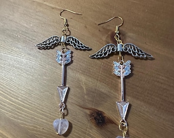 Cupids arrow earrings