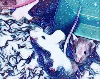 Starry Mouse Digital Art