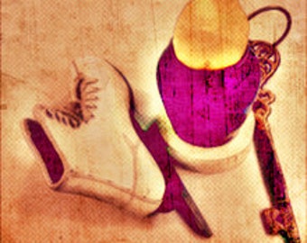 Found Objects Digital Art Print