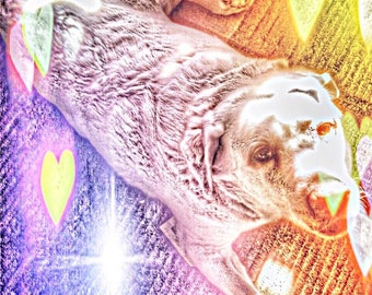 Happy Dog Art Print