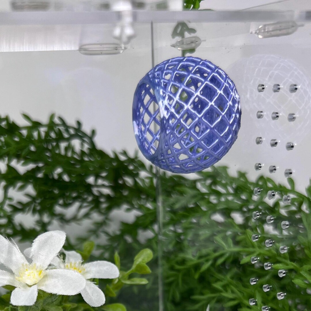 Handcrafted Basket Spider Hide | 3D Printed Enclosure Decor for Jumping ...