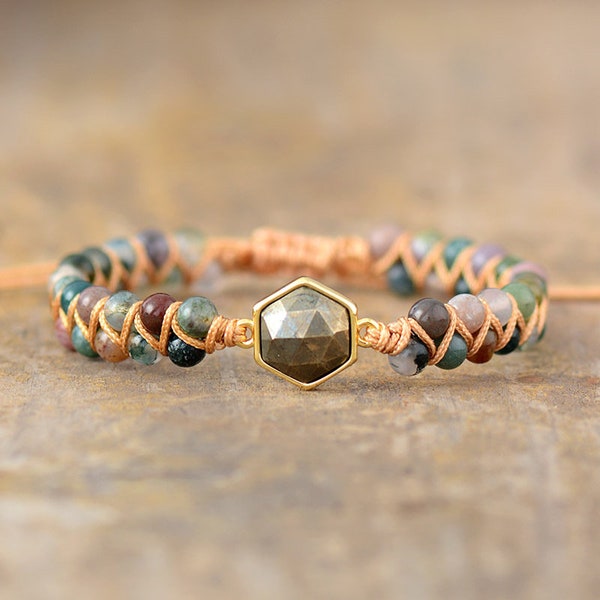 Natural stone bracelet