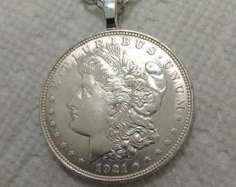 Morgan Silver Dollar Necklace - Etsy