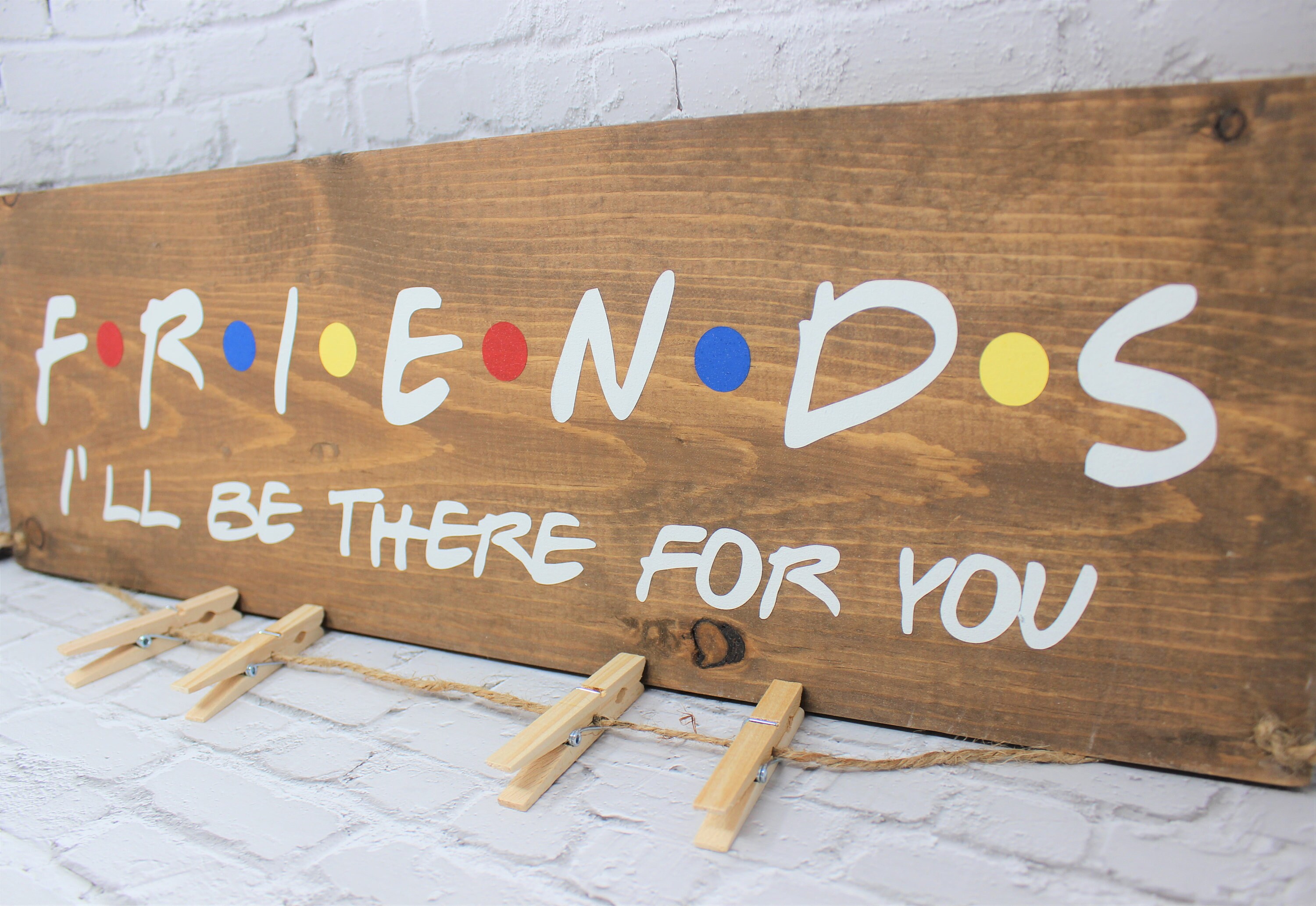 Friends Photo Wall Sign Friends Photo Wall Decor Photo Etsy