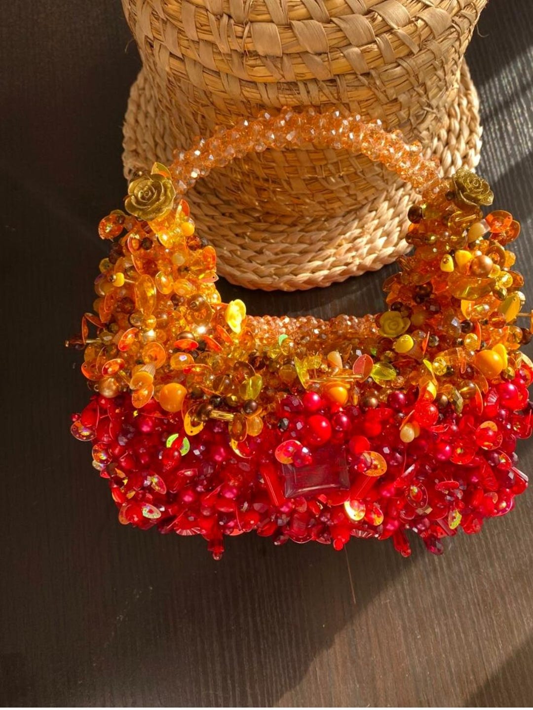 Treasure Chest Beaded Bagstrap main image 1