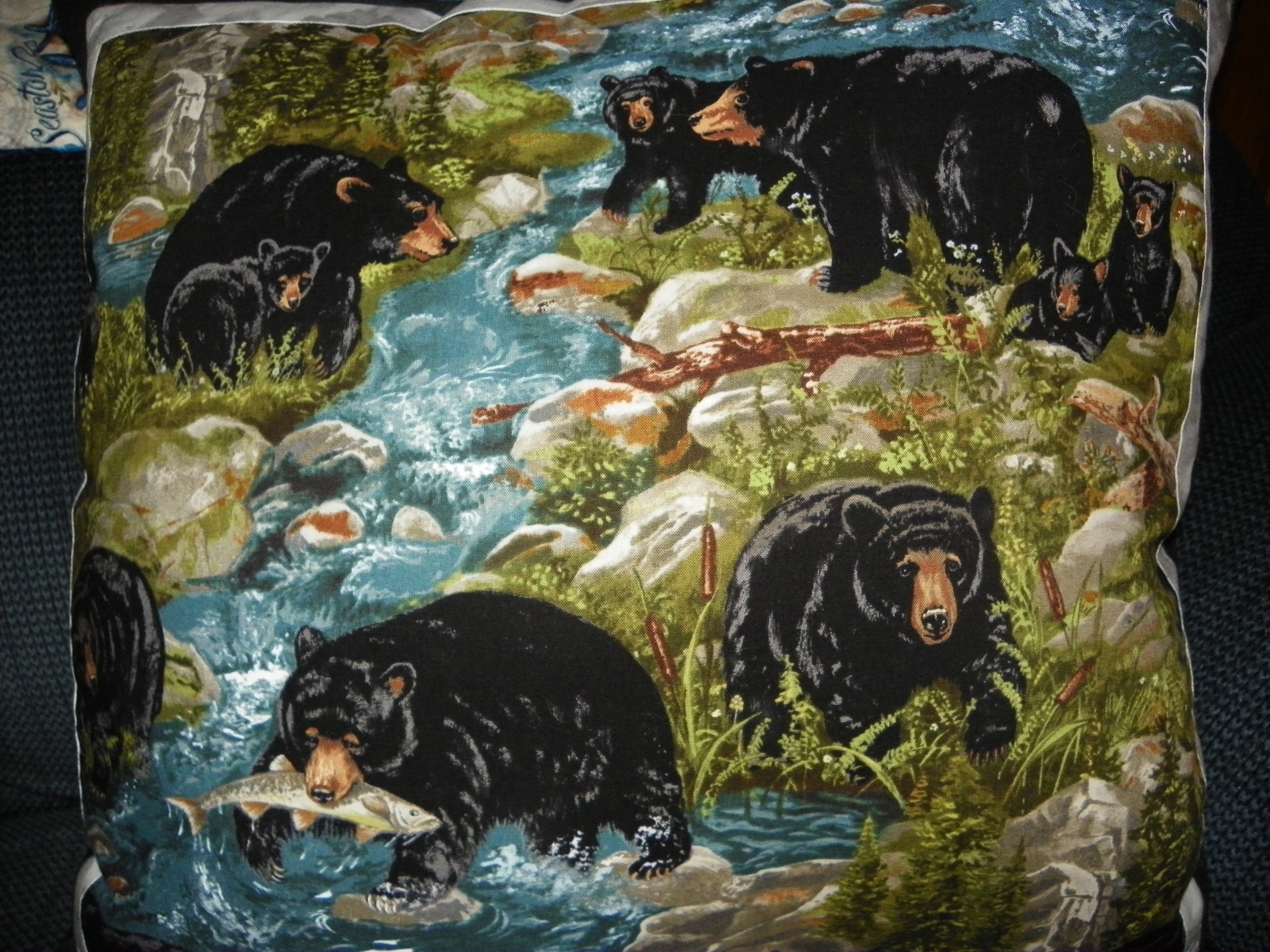 black bear pillows