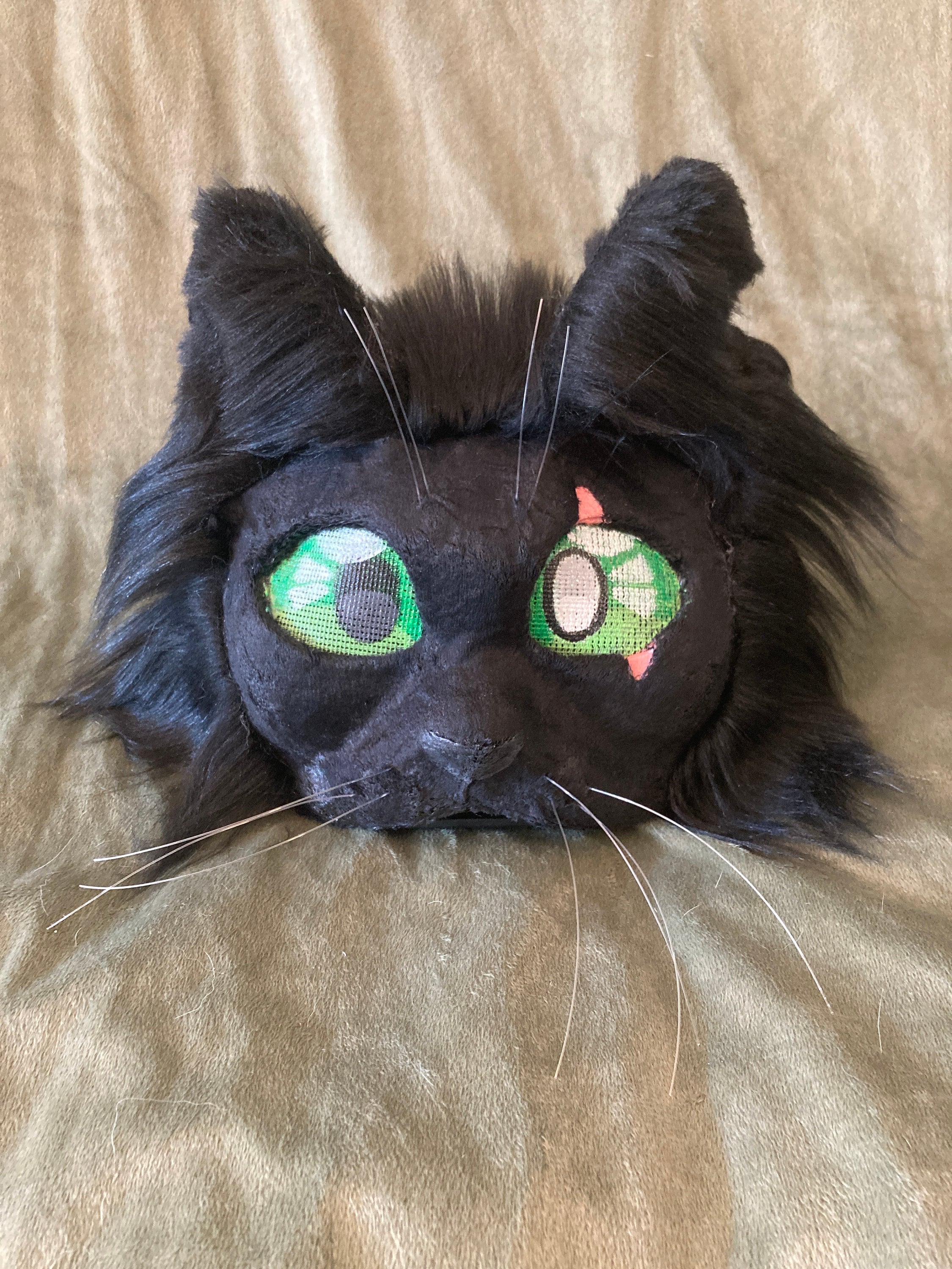 Black Cat Therian Mask HQ Therian Gear - Etsy Canada