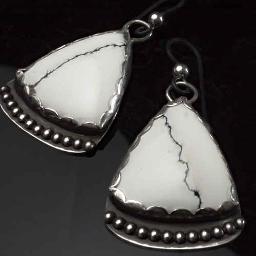 Ivory Creek shops Variscite Sterling Silver Earrings