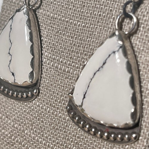 Ivory Creek shops Variscite Sterling Silver Earrings
