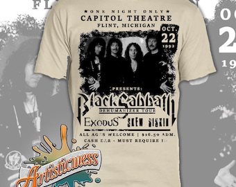 BLACK SABBATH Throwback Vintage Tour Tee (newly made) Fan art