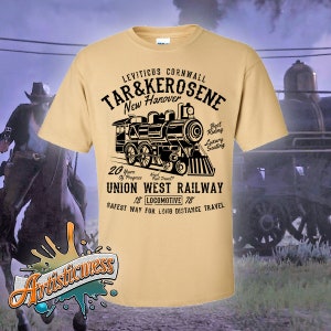 Leviticus Cornwall Tar & Kerosene tee: Game Inspired Wearable Fan Art