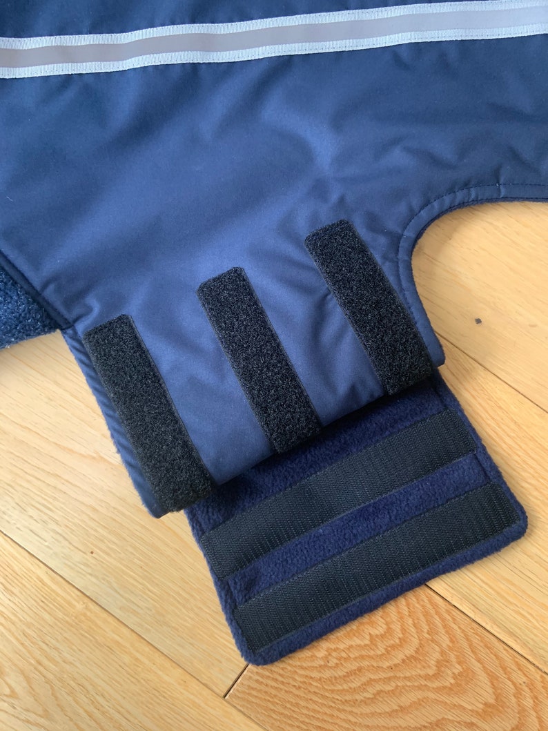 Custom made warm fleece lined dog coat warm winter raincoat Etsy