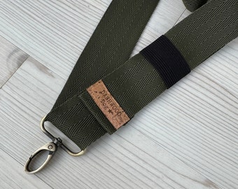 Hands free cross body strap to carry our dog blankets adjustable herringbone webbing