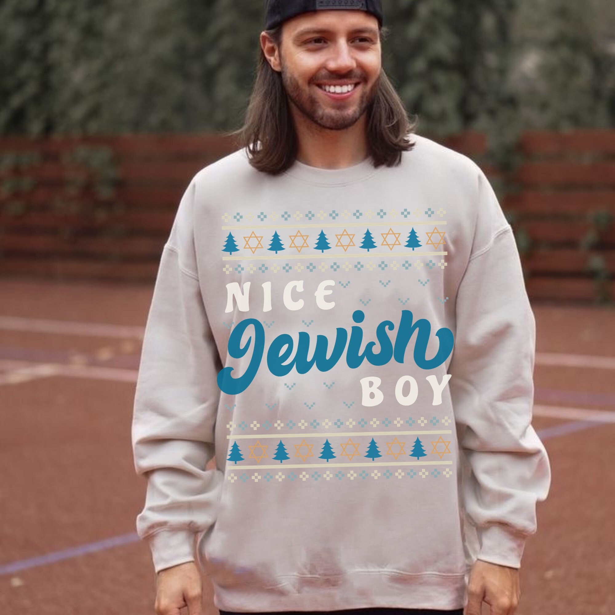 Jewish Holiday Gift - Full of Chutzpah Hanukka' Men's Premium Longsleeve  Shirt