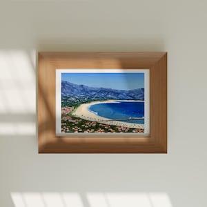Stampa artistica di Santa Barbara, stampa 5x7, SB Wall Art, stampa giclée, stampa fisica, piccolo artista, dipinto sulla spiaggia, arte SoCal