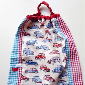 Elasticated canteen towel, elasticated napkin, canteen towel, back to school, 2 CV