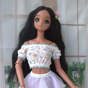 bjd 1/3 Sd clothes. cute summer crop top for dolls 24”/ 60cm type Smart doll and similar in size