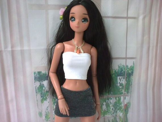 Smart doll Snow White elastic top bra Top bandeau for bjd 1/3 dolls type Smart doll and similar in size.