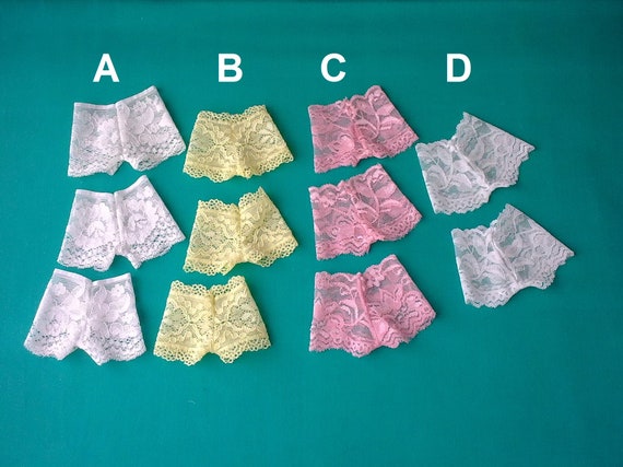 bjd 1/4 MSD panties, white, pink, yellow underpants for dolls 16 - 17"/ 42 - 45cm