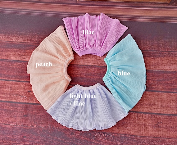 bjd 1/4 MSD mini skirt of crepe muslin for dolls 16-17in /42-45cm