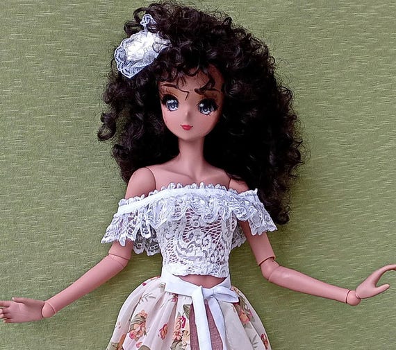 Smart doll elastic lace top