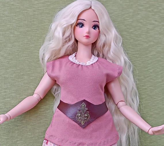 Pear Smart doll natural leather belt for dolls 24”/60cm type Per body Smart doll and similar in size.