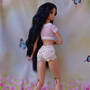 Smart doll elastic lace panties underpants for dolls 24in/ 60cm type standard Smart doll and similar in size.