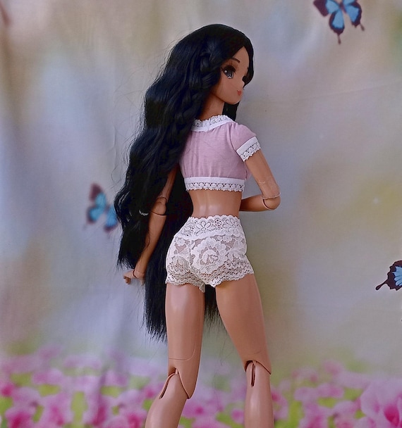 Smart doll elastic lace panties underpants for dolls 24in/ 60cm type standard Smart doll and similar in size.