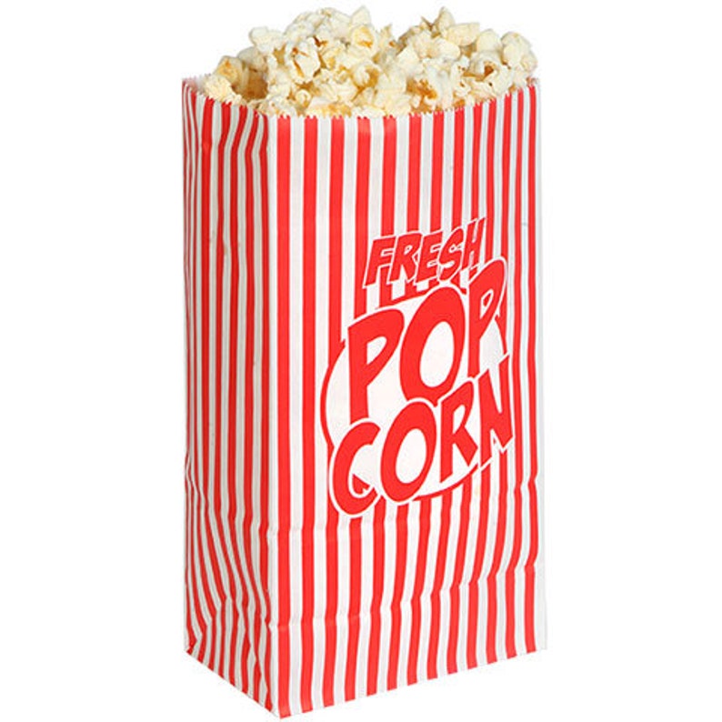 Popcorn Bar Party in a Box Classic Red Stripe