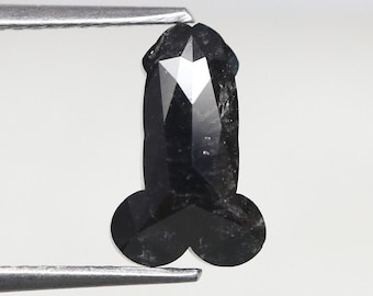 1.83 Ct. Natural Loose Black Rustic Antique Rose Cut Shape Diamond For Engagement Ring Diamond For Jewelry Diamond