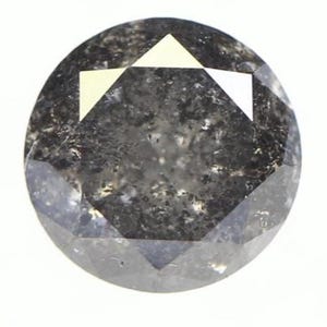 Stunning 1.37 CT Salt and Pepper Diamond - Perfect for Unique Engagement Rings
