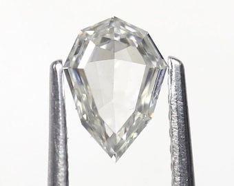 0.56 CT 6.8 x 4.0 MM Natural Shield Shape Diamond, Shield Loose Diamond, H Color Fancy Shield Cut Diamond For Engagement Ring Gift