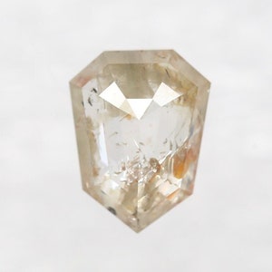 nique Shield Cut Grey Rustic Diamond - 1.16 Carat Natural White Diamond for Jewelry Making