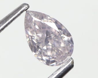 0.32 Ct. GIA Certified Natural Light Pink Pear Modified Brilliant Cut Diamond For Engagement Diamond Ring
