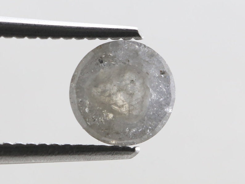 Natural Loose diamond Round rose cut Gray 0.97 Ct RD-242