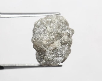 60.24 CT 24.8 X 22.4 MM Big Rough Diamond Uncut Diamond Grey Color