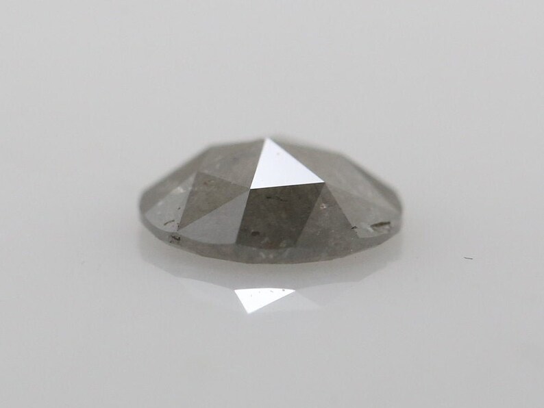 Natural Loose diamond Round rose cut Gray 0.97 Ct RD-242