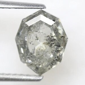 1,78 kt natuurlijke losse zout- en peperschild geslepen diamant voor haar droom diamanten verlovingsring