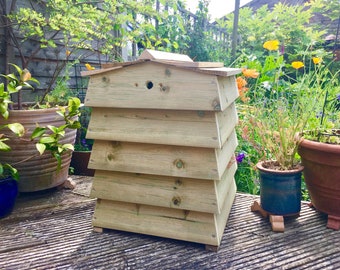Cute Beehive Style Garden Storage Compost Bin | Ornamental Composter | Outdoor Storage Unit