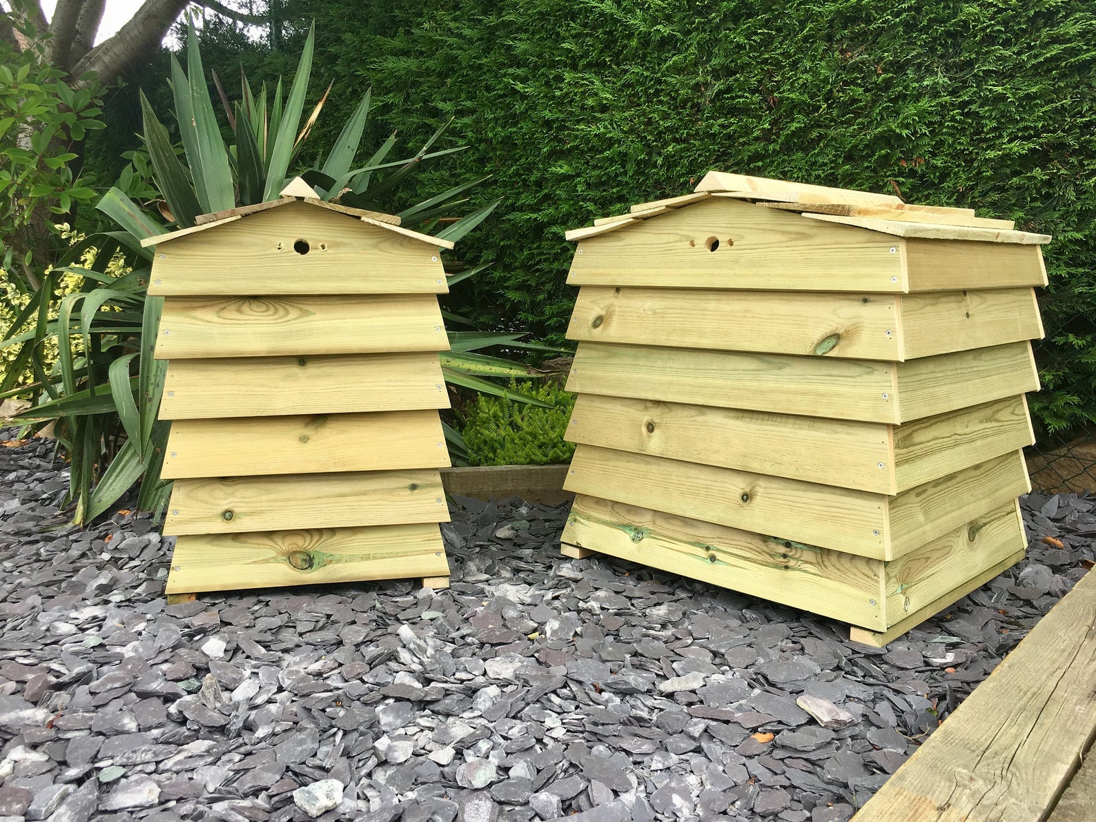 Cute Beehive Style Garden Storage Compost Bin Ornamental - Etsy UK