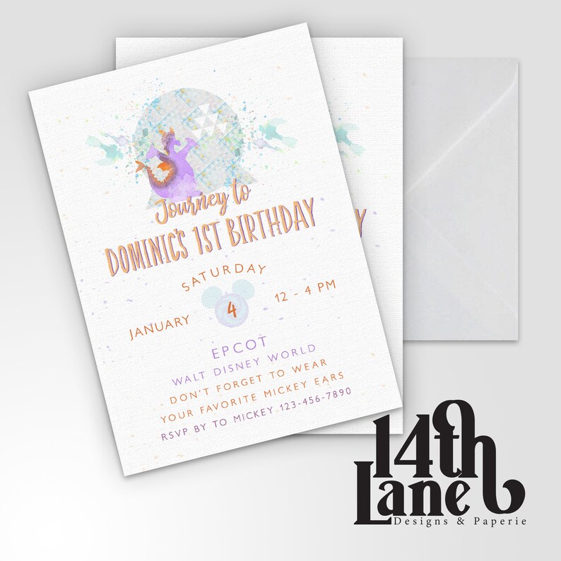 FIGMENT THEMED Birthday Party EPCOT figment birthday Etsy