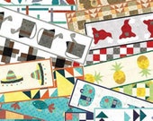 Grunge Love Table Runner Club DLL83 DIY Pattern Applique -