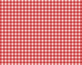 Maywood - Beautiful Basics - 610-R6 - Red Check Fabric - Priced by the 1/2 yard