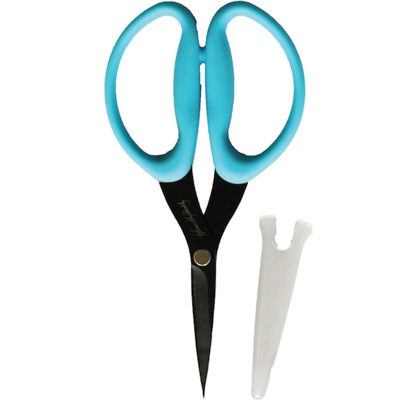 Karen Kay Buckley Scissors KKB004 Perfect 6 Blue Left or Right Handed 