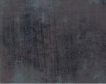 Moda GRUNGE Cordite Dark Gray Black Basic Grey Cotton Fabric - Priced by the 1/2 yard - Cut from bolt  #30150-454