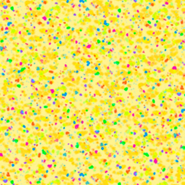 Speckles Fabric Polka Dot Blender Lemon Yellow Multi Color QT Fabrics - Priced By the 1/2 Yard