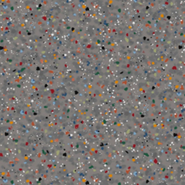 Speckles Fabric Polka Dot Blender Charcoal Gray Multi Color QT Fabrics - Priced By the 1/2 Yard-Out of print